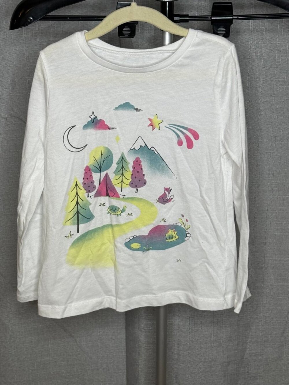 Carter's - Girls - Long Sleeve Nature Graphic Shirt - Size Youth Small